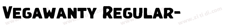 Vegawanty Regular字体转换